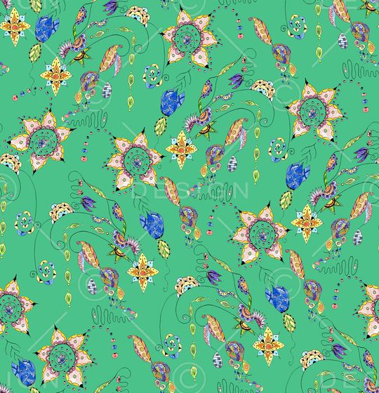 民族风印花华亿平台图片