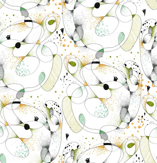 年轻女性印花华亿平台图片