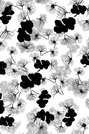 连衣裙印花华亿平台图片