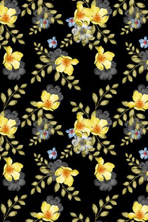 连衣裙印花华亿平台图片