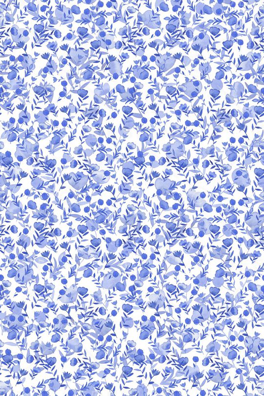 清爽底花卉印花华亿平台图片