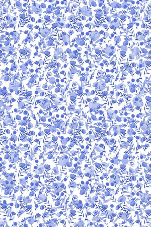 清爽底花卉印花华亿平台图片