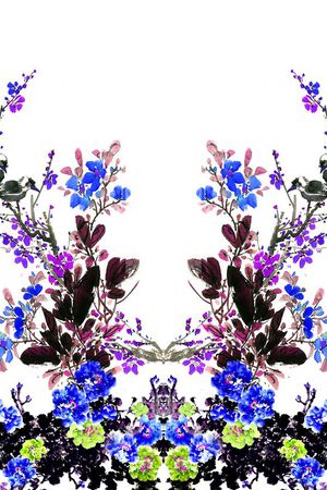 水墨印花华亿平台图片