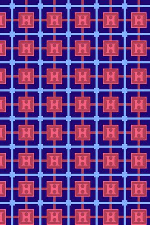 格子印花华亿平台图片