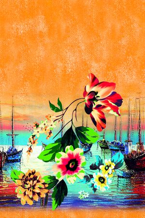 定位花印花华亿平台图片