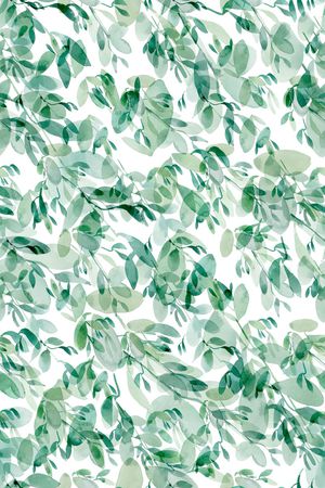 绿植树叶印花华亿平台图片