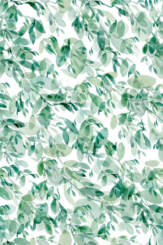 绿植树叶印花华亿平台图片