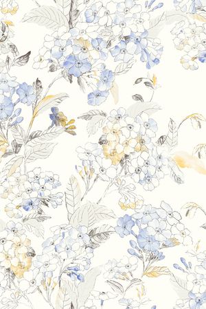 抽象花卉印花华亿平台图片