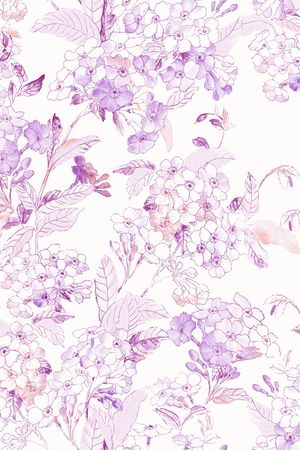 抽象花卉印花华亿平台图片