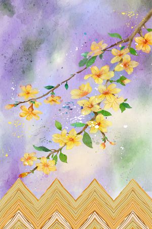 定位花印花华亿平台图片