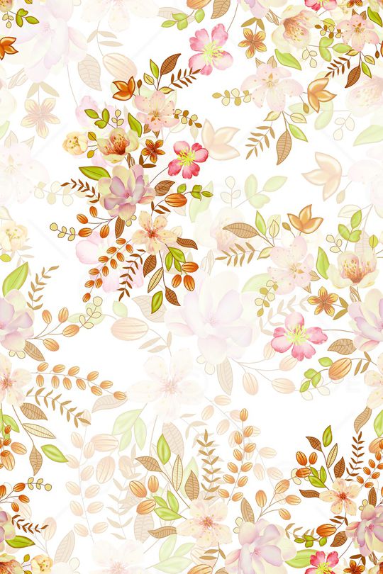 民族花卉印花华亿平台图片