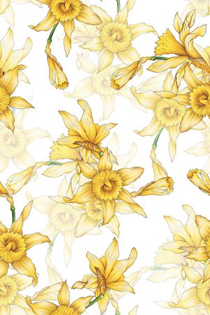 清爽底花卉印花华亿平台图片