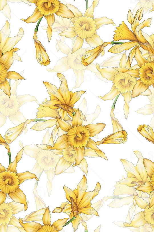 清爽底花卉印花华亿平台图片