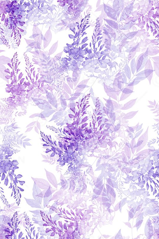 清爽底花卉印花华亿平台图片