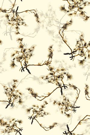 中国风旗袍香云纱印花华亿平台图片