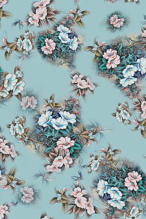 中国风旗袍香云纱印花华亿平台图片