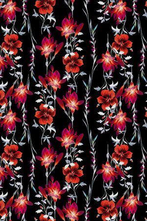 绿植树叶印花华亿平台图片