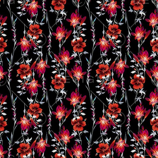 绿植树叶印花华亿平台图片