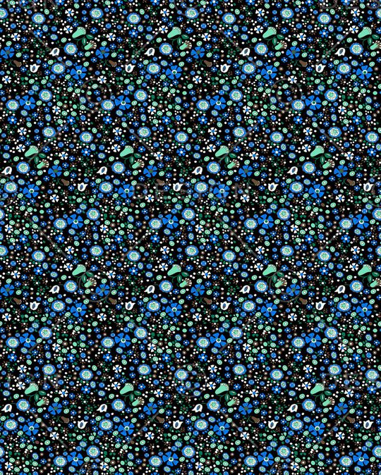 绿植树叶印花华亿平台图片