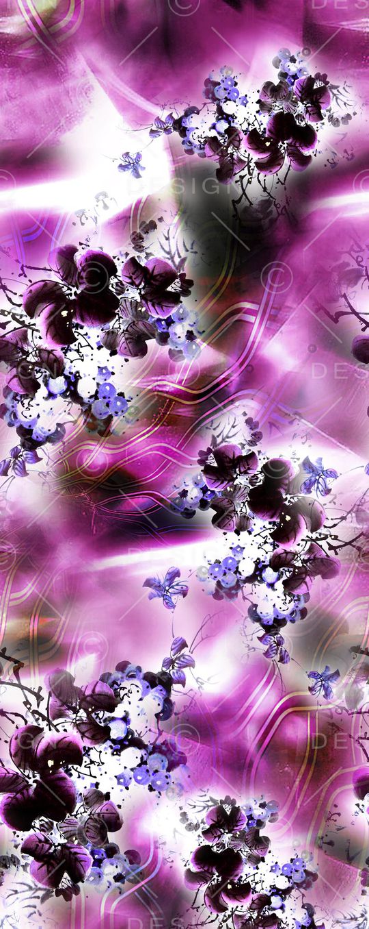 水墨印花华亿平台图片