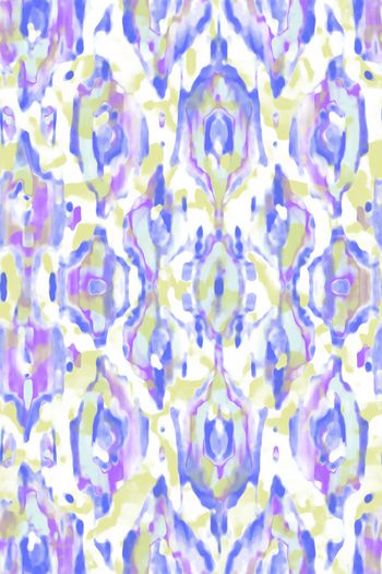 抽象花卉印花华亿平台图片