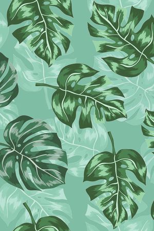 绿植树叶印花华亿平台图片