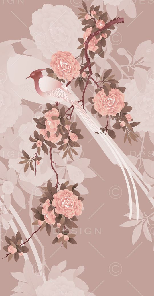 花鸟印花华亿平台图片