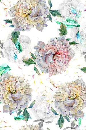 灰色花印花华亿平台图片