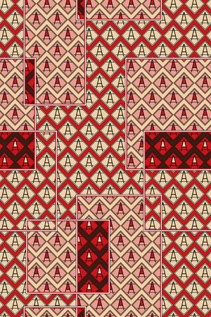 几何元素印花华亿平台图片