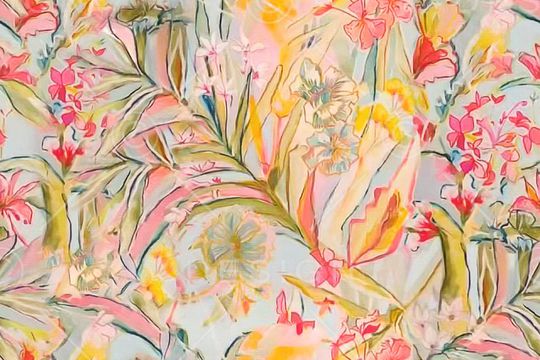 植物印花华亿平台图片