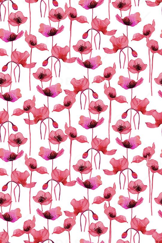 清爽底花卉印花华亿平台图片