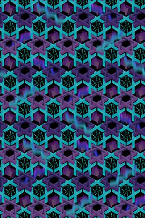 几何印花华亿平台图片