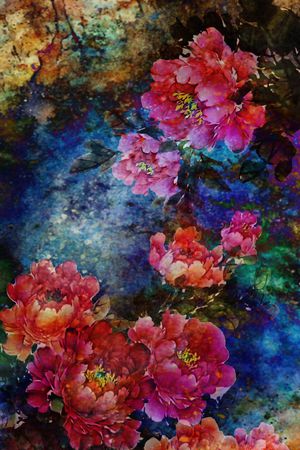 定位花印花华亿平台图片