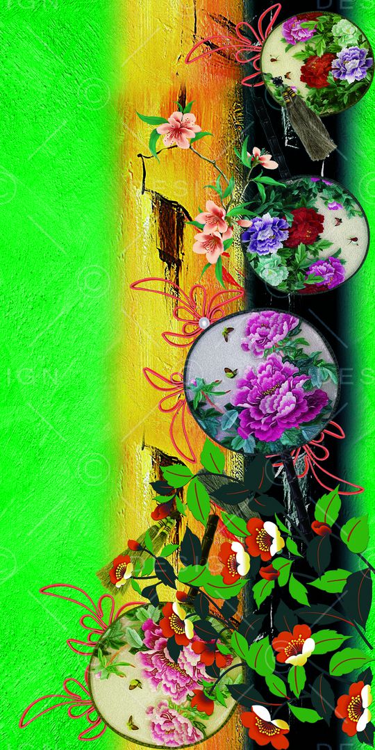 定位花印花华亿平台图片