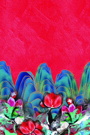 定位花印花华亿平台图片