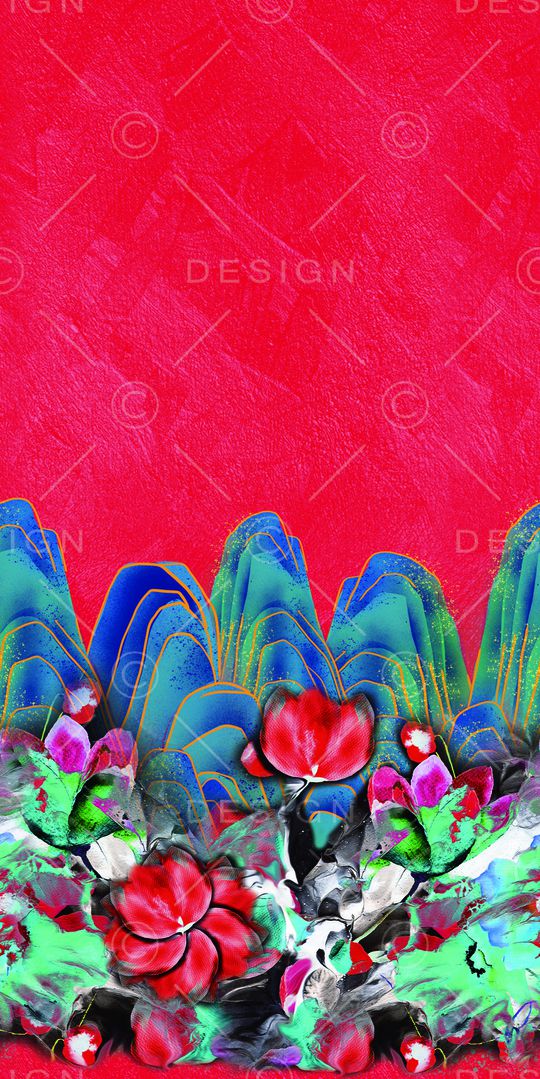 定位花印花华亿平台图片