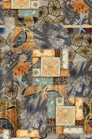 几何印花华亿平台图片