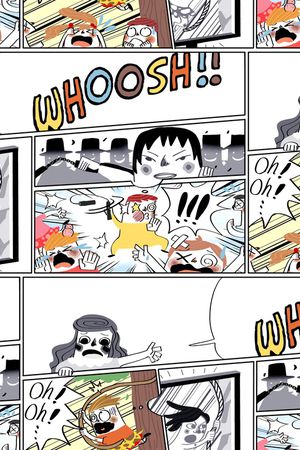 卡通人物印花华亿平台图片