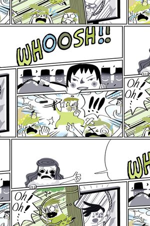 卡通人物印花华亿平台图片