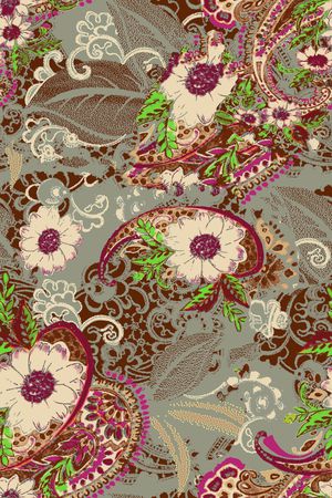 复古印花华亿平台图片