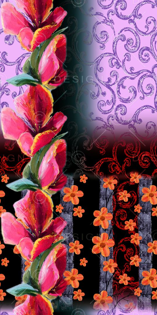 定位花印花华亿平台图片