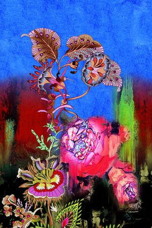 定位花印花华亿平台图片