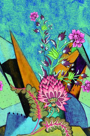 定位花印花华亿平台图片