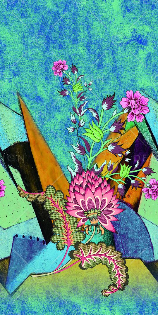 定位花印花华亿平台图片