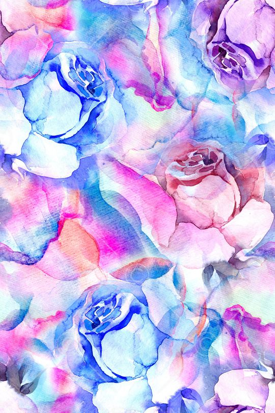 水彩印花华亿平台图片