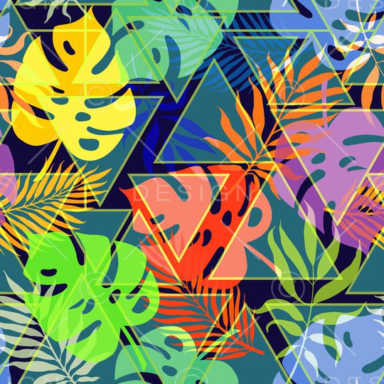 几何印花华亿平台图片