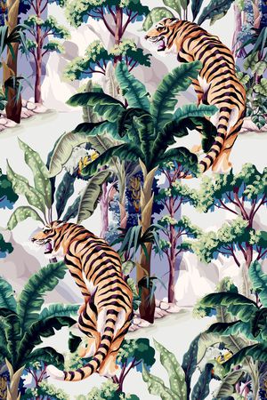 绿植树叶印花华亿平台图片