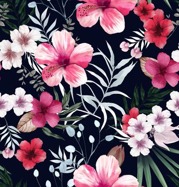 绿植树叶印花华亿平台图片