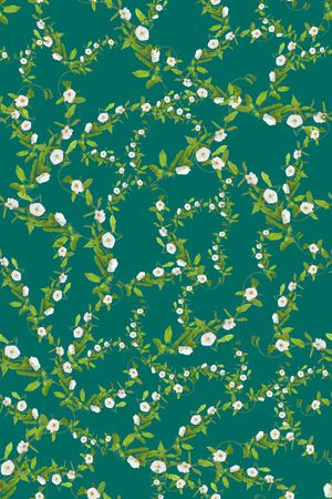 绿植树叶印花华亿平台图片