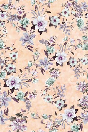 彩底花卉印花华亿平台图片